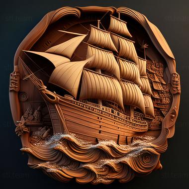 3D модель Корабль (STL)